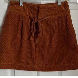 NWT jacquie the label orange corduroy skirt Size S